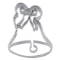 Preview: Glocke Jingle Bells 7,5 cm