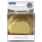 Preview: Backförmchen Metallic Gold 30Stk.