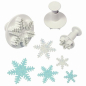 Preview: Deko-Ausstecher Schneeflocke/Eiskristall 3er Set, PME