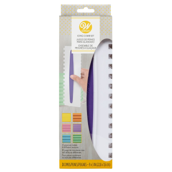 Icing Comb 3er Set (Icing-Kamm) von Wilton