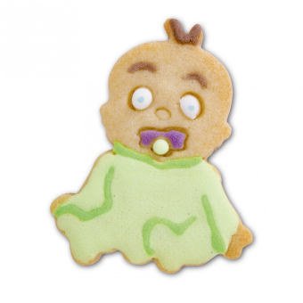 Baby mit Schnuller 6,5 cm