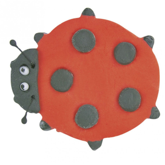 Preview: Marienkäfer mit Punkten 7 cm