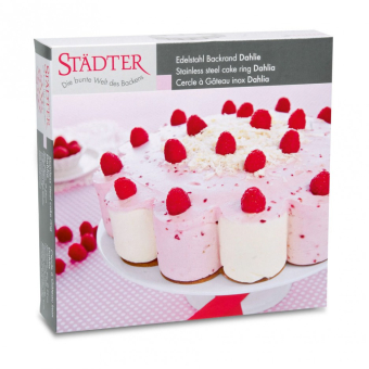 Backrand - Tortenring DAHLIE Edelstahl Städter
