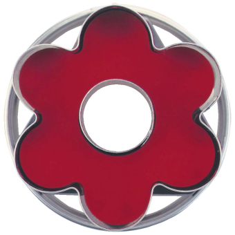 Linzer m. Rosette 6er mit Auswerfer 4,8 cm Edelstahl