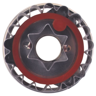 Linzer m. Stern mit Auswerfer 4,8 cm Edelstahl