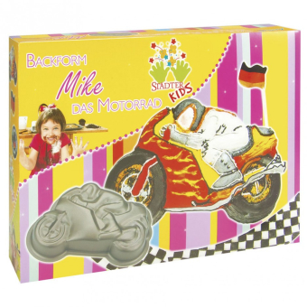 Motorrad Backform Mike 31 cm, Städter
