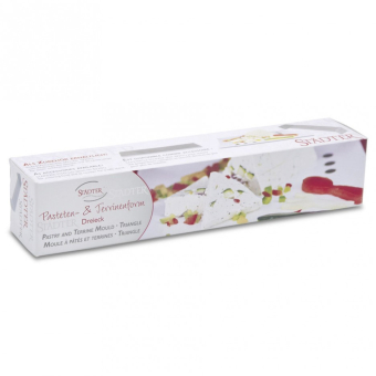 Pasteten- und Terrinenform, dreieckig Städter 450ml.