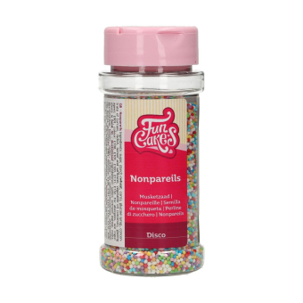 Dekorzucker Nonpareilles bunter Discomix, FunCakes 80g.