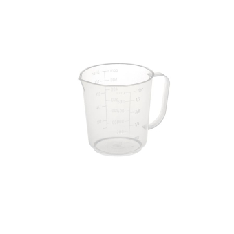 Messbecher, mit gravierter Skala, 0,5 Lt. von Mira