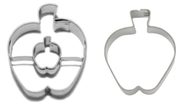DUO-Ausstecher Apfel in Apfel 4,5 cm