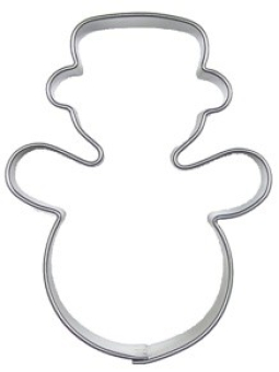 Schneemann rund m. Hut 6 cm