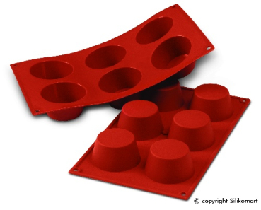 SilikoMart Classic Muffin 6er