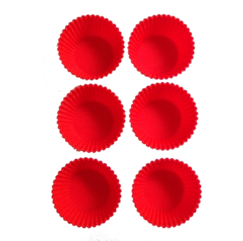 Muffin Backförmchen Silikon 6er Silikomart