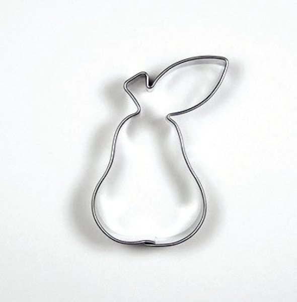 Birne mit Blatt 4 cm
