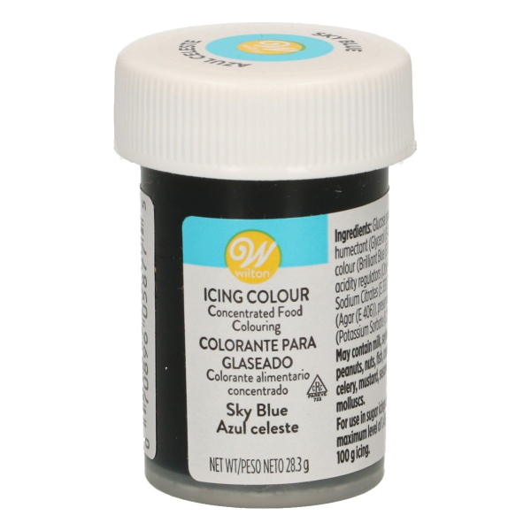 Speisefarbe Paste Himmelblau / Sky Blue 28g. Wilton