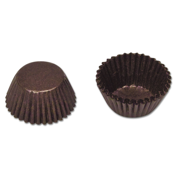 Pralinenkapseln Papier, braun, 100Stk. Städter