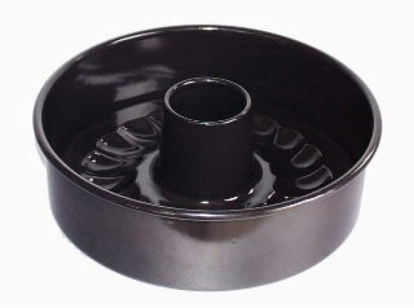 Tortenform Riess-Emaille mit Flach- und Rohrboden 26 cm