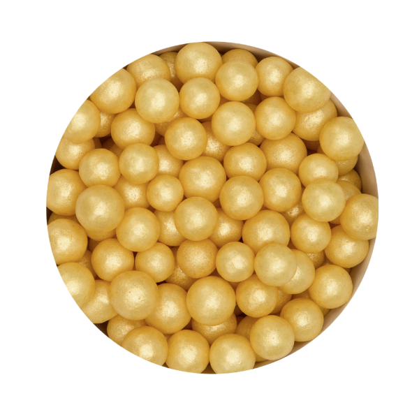 Dekorzucker Perlen Gold Maxi, 60g. Städter