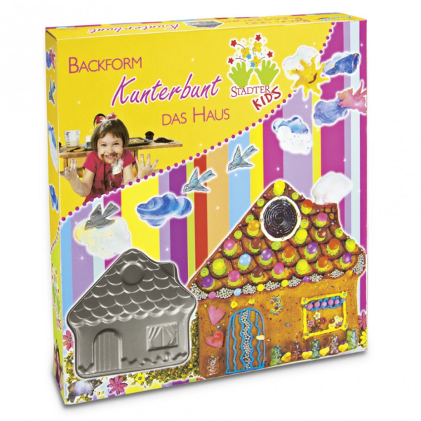 Haus Backform Kunterbunt 26cm, Städter