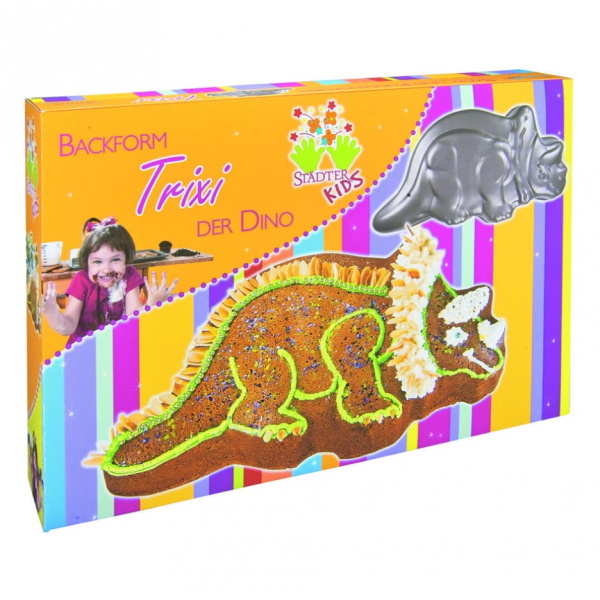 Dinosaurier Backform Trixi der Dino 34cm, Städter