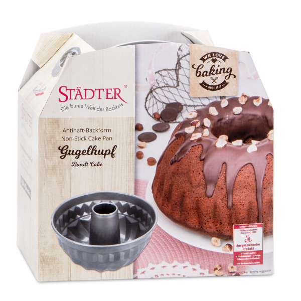 Gugelhupf-Backform, antihaft, 21 cm, Städter - we love baking.
