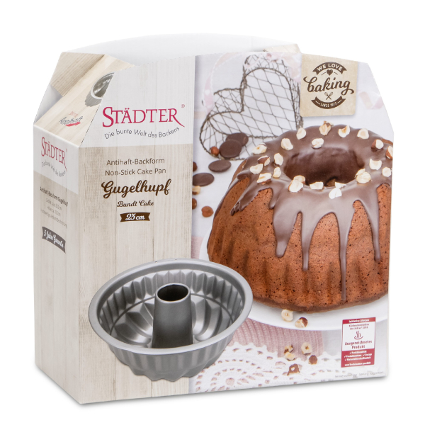 Gugelhupf-Backform, antihaft, 23 cm, Städter - we love baking