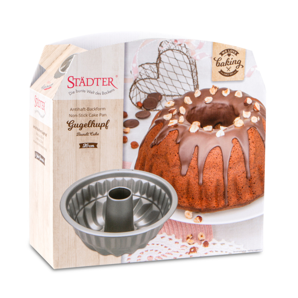 Gugelhupf-Backform, antihaft, 26 cm, Städter - we love baking
