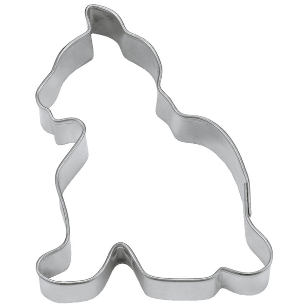 Katze sitzend 7 cm, Edelstahl