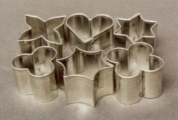 Ausstecher-Set Mini 6tlg. Herz,Stern,Blume u. Co.