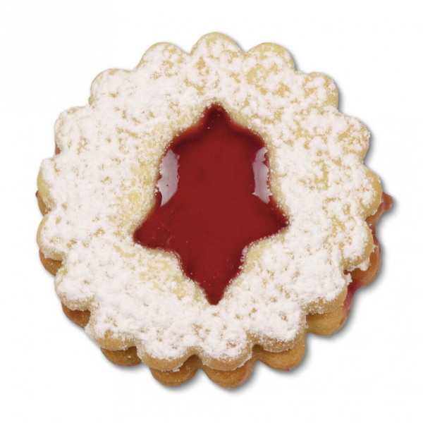 Linzer m. Glocke mit Auswerfer 4,8 cm Edelstahl