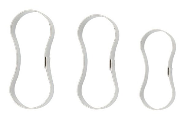 Biskotten Ausstecher-Set 3-tlg., 5 - 6 cm