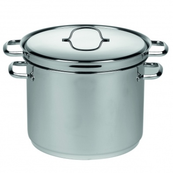 Nudeltopf 3tlg. Edelstahl 24 cm