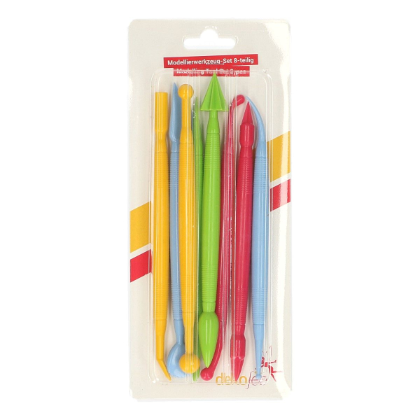 Modellier-Werkzeug-Set 8-teilig, Dekofee
