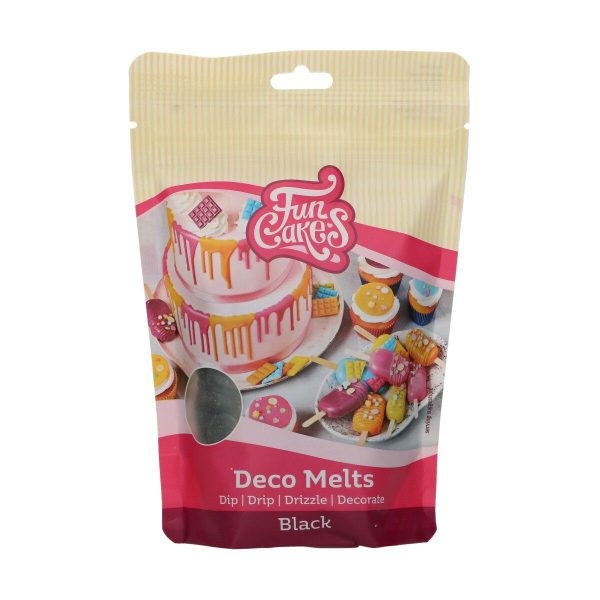 Deco Melts FunCakes Schwarz 250g.