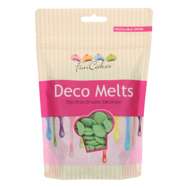 Deco Melts FunCakes Grün 250g.