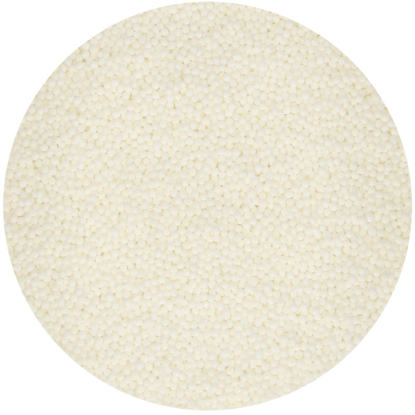 Dekorzucker Nonpareilles Weiss, FunCakes 80g.