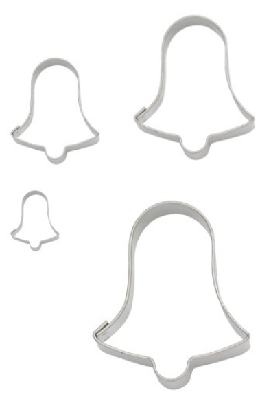 Glocken Ausstecher-Set 4-tlg., 1,5 - 5,5 cm