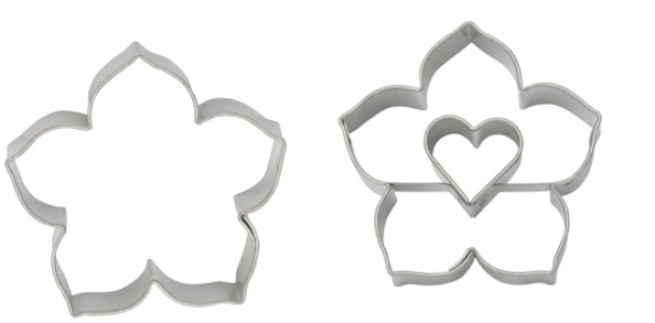DUO Ausstecher Lilie mit Herz 4,5 cm