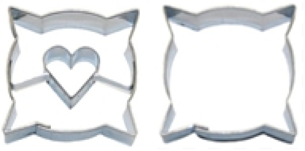 DUO Ausstecher Polster mit Herz 5 cm