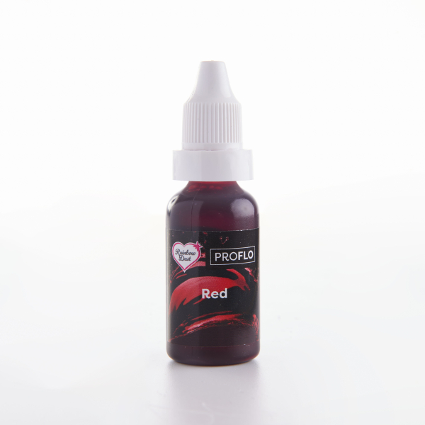 Speisefarbe flüssig rot 16ml. Rainbow Dust ProFlo