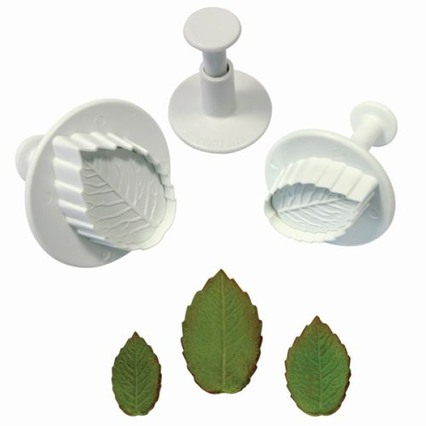 Deko-Ausstecher Rosenblätter 3er Set, PME