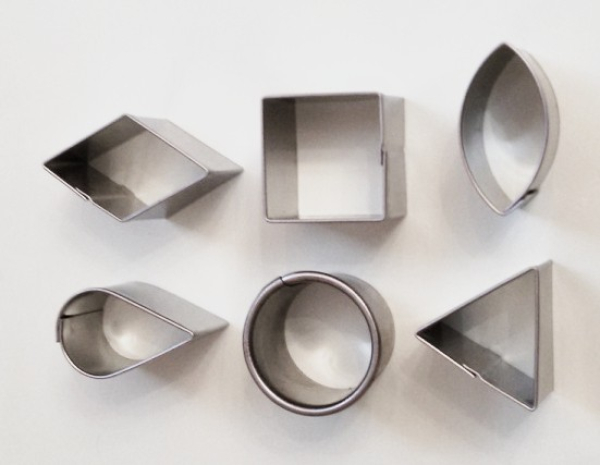 Ausstecher-Set Mini 6tlg. geometrische Formen