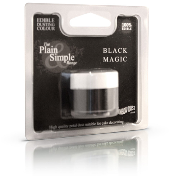 Speisefarbe Pulver schwarz 3g. Rainbow Dust