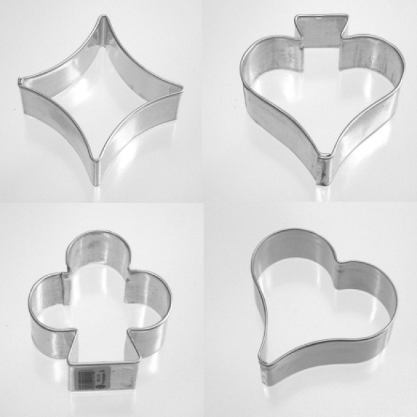 Poker Ausstecher-Set Mini, 2,5 cm