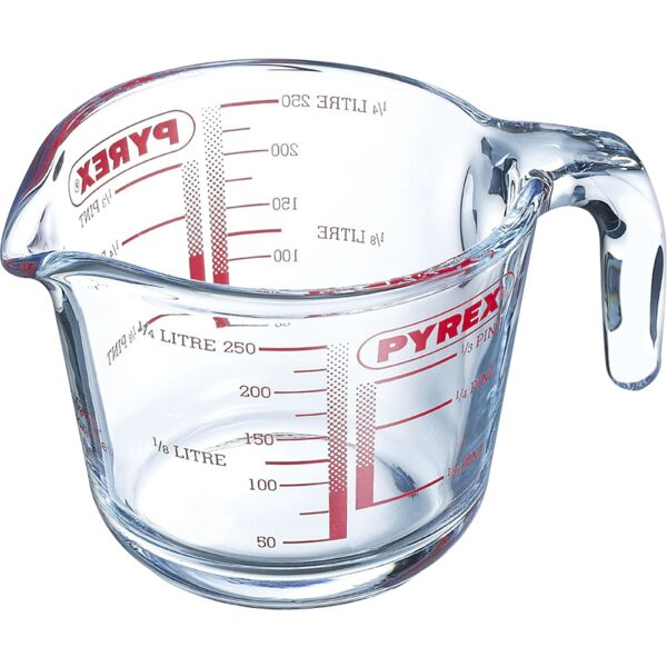 Messbecher Glas 0,25 lt. PYREX