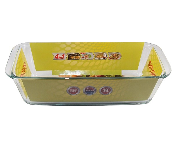 Glas-Kastenform 25 cm Simax