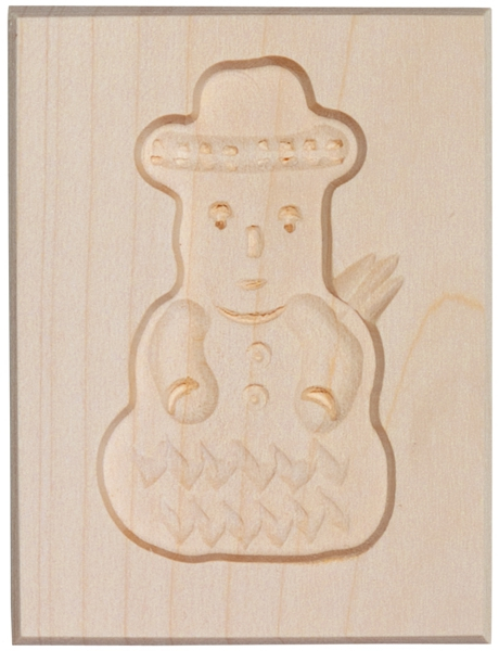 Spekulatiusform Schneemann