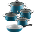 Emaille-Geschirr-Set NOUVELLE EXTRA STARK Aquamarin von RIESS