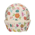Papierbackförmchen Floral, Maxi, FunCakes, 48 Stk.