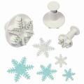 Deko-Ausstecher Schneeflocke/Eiskristall 3er Set, PME